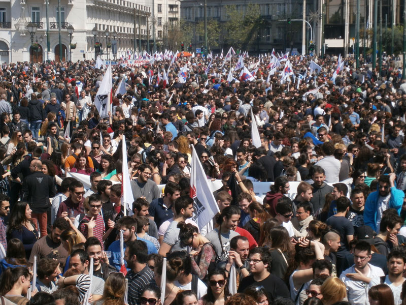 ΜΑΖΙΚΗ Η ΑΠΕΡΓΙΑΚΗ ΠΟΡΕΙΑ ΣΤΗΝ ΑΘΗΝΑ (ΦΩΤΟ)